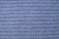 Knit texture of blue wool knitted fabric