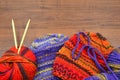 Knit and wool Royalty Free Stock Photo