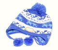 Knitted baby hat Royalty Free Stock Photo