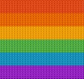 Knitted Background Rainbow. Vector Royalty Free Stock Photo