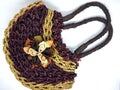 Knitted bags made by traditional Indonesian handicrafts