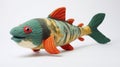 Knitted Catfish Toy With Realistic Detail And Vibrant Colors Royalty Free Stock Photo