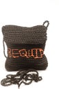 Knitted change purse bag souvenir of bequia