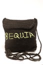 Knitted change purse bag souvenir of bequia