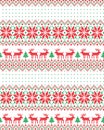 Knitted Christmas and New Year pattern
