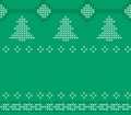 Knitted Christmas Sweater pattern, Green knitwear.