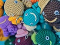 Knitted dolls made by women around the national park for alternative livelihood