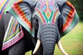The Knitted Elephant A Colorful and Whimsical Creation.AI Generated