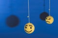 Knitted emoticons