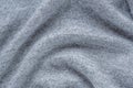 Knitted grey fabric background Royalty Free Stock Photo