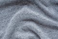 Knitted grey fabric background Royalty Free Stock Photo