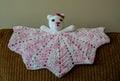 Knitted Kitty Lovey for baby