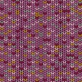 Knitted melange seamless pattern, knitting craft Royalty Free Stock Photo