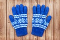 Knitted mittens