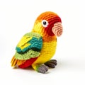 Knitted Parrot: Adorable Handmade Bird Toy For Play And Decor