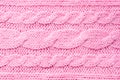Knitted pattern texture