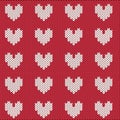 Knitted pattern for Valentine's Day