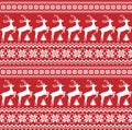 Knitted, pixel Christmas and New Year pattern. Wool Knitting Sweater Design. Wallpaper wrapping paper textile print. Eps 10