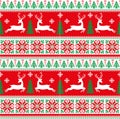 Knitted, pixel Christmas and New Year pattern. Wool Knitting Sweater Design. Wallpaper wrapping paper textile print. Eps 10