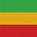 Knitted reggae pattern