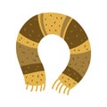 knitted scarf icon