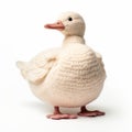 Knitted Seagull: Adorable Handmade Bird Decoration