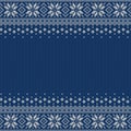 Knitted seamless background with copyspace.