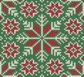 Knitted Seamless Christmas pattern