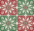 Knitted Seamless Christmas pattern