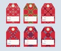 Knitted Sweater gift tags 1