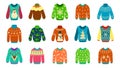 Knitted sweater. Woolen ugly jumpers with christmas patterns, pullover stylish holiday design, new year winter