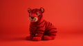 Knitted Tiger Stuffed Animal Photographic Portraitures And Surrealistic Toy Sculptures