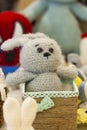Knitted toys. Crocheted cute little animals. handmade toy, Plush Stuffed toys