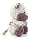 Knitted white tiger