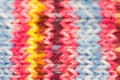 Knitted woolen multicolored background Royalty Free Stock Photo