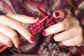 Knitting Royalty Free Stock Photo