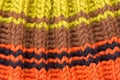 Knitting. Background knitted texture. Bright knitting needles