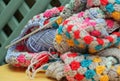 Knitting and crochet wool