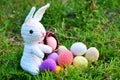 Knitting Easter eggs