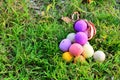 Knitting Easter eggs