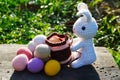 Knitting Easter eggs