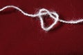 Knitting Knot in Heart Shape