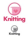 Knitting logo