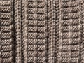 Knitting pattern. knitting woolen background, knitting Royalty Free Stock Photo