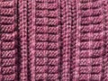 Knitting pattern. knitting woolen background, knitting Royalty Free Stock Photo