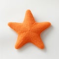 Little Star: Cute Orange Starfish Felt Toy
