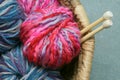 Knitting wool Royalty Free Stock Photo