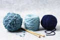 knitting wool collection. High quality photo