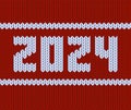 2024 knitwear pattern. Cozy, red and white, handcrafted design is perfect for your holiday-themed projects, fashion