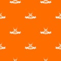 Knive weapon pattern vector orange